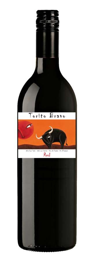 Torito Bravo Red Technical information Harvest: 2009 Blend: Grenache, Syrah and Merlot. Alcohol content: 13,5% Vol. Fermentation: In stainless steel tanks at 25ºC.