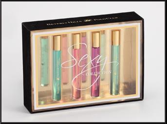 / 15 ml Sexy for Her EDP Spray Style # BC03 4-piece Sexy Collection Roller Pen Box Set.33 Fl.
