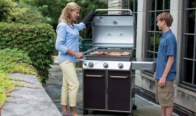 And it s the cooking that makes this barbecue, with its front-toback stainless steel burners, a real stand out. It s just a magic cooker! It s the right size barbecue and it s full of style and class.