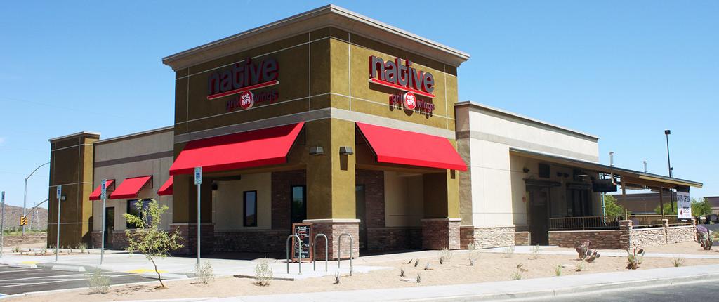 Today, combined with a strong leadership team and a growing group of franchisees, Native Grill & Wings is gaining national recognition as one of the fastest-growing concepts in the more than $202