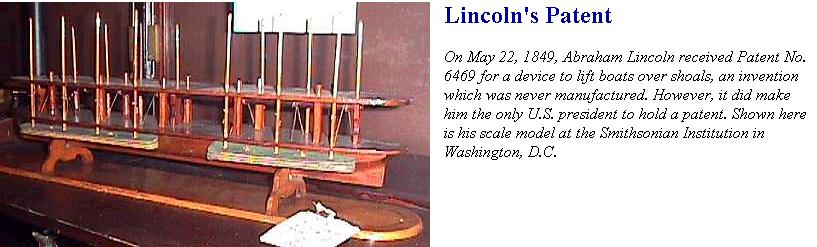 Abraham Lincoln The patent system added