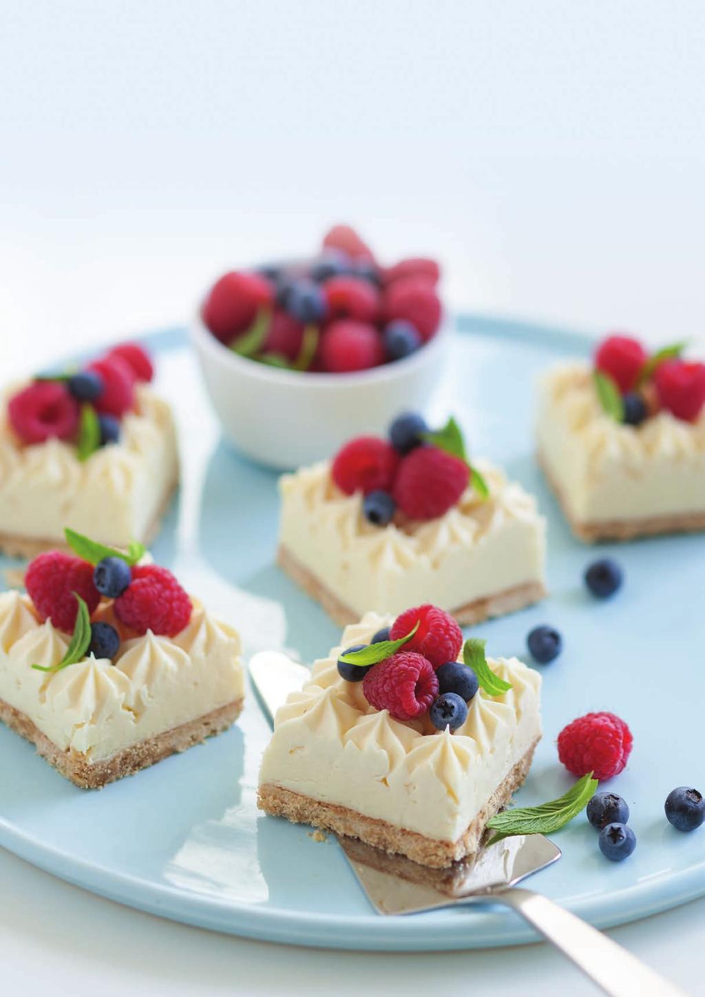 Cheesecakes At the heart of every Sara Lee Cheesecake is Neufchatel cheese that adds tang and lightness. Our range of 6 guarantees variety on your menu.