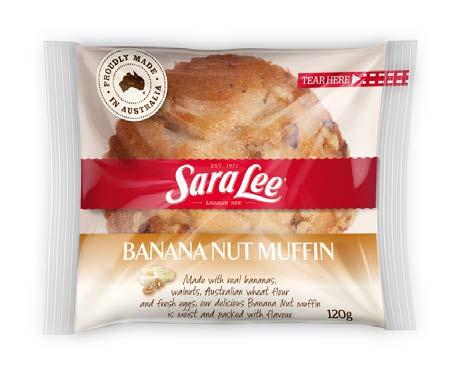 Individually Wrapped Muffins Moist, soft, packed with real ingredients and delicious that is a Sara Lee Muffin!