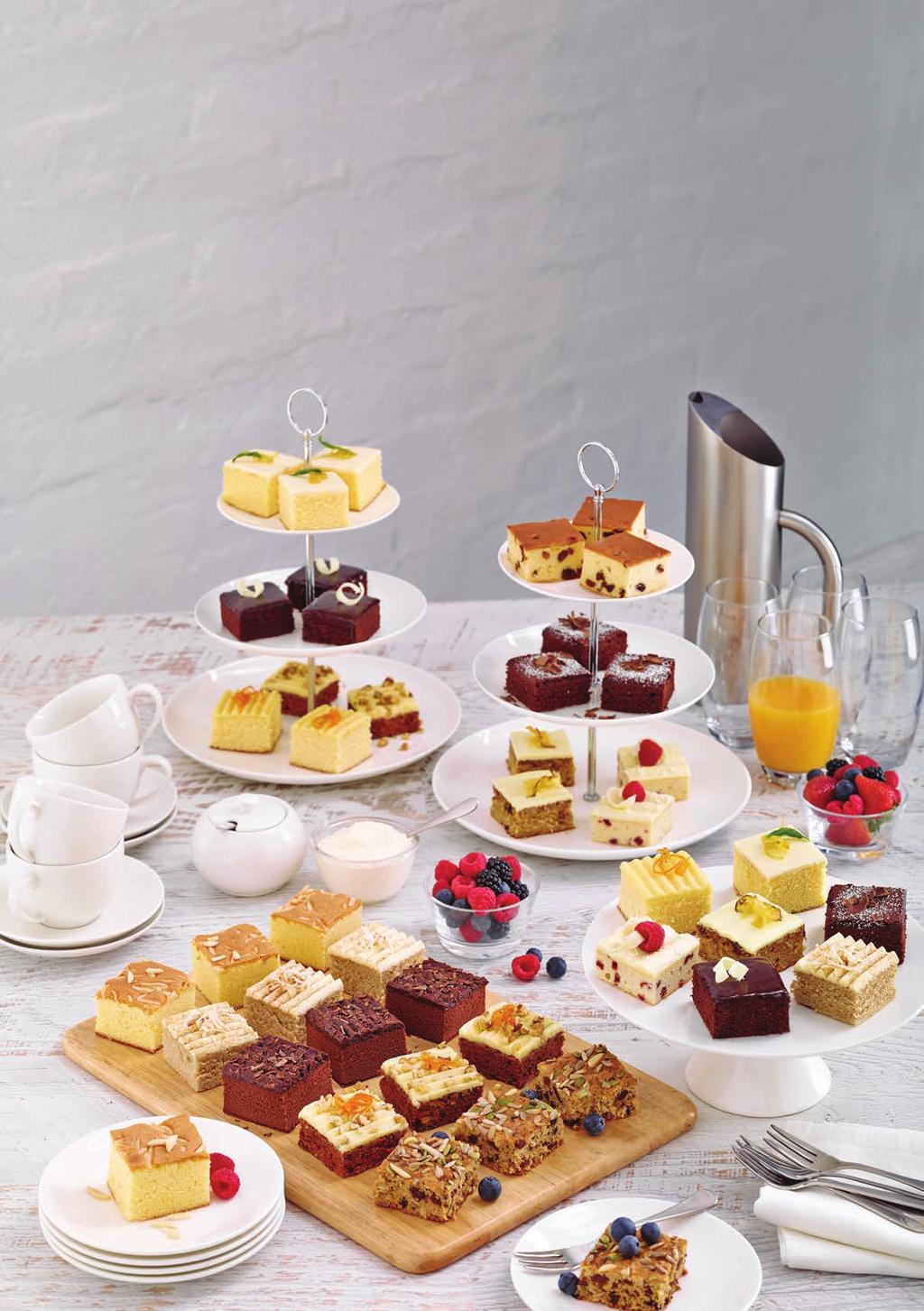 Classic Tray Cakes We make our famous Tray Cakes from scratch to traditional recipes, using generous amounts of the very best ingredients - from Australia wherever possible.