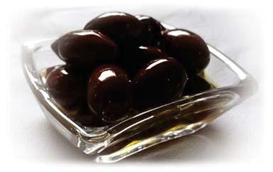 lives Korvel Kalamata Olives a variety of edible olives, produced only in Greece.