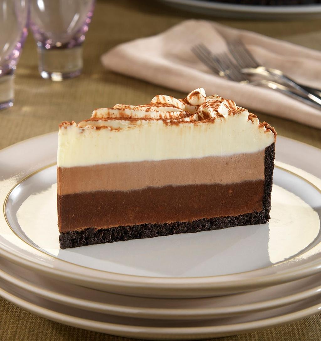 Chocolate Mousse Cake 14 Slice 6645006 2/90 oz Sysco Imperial 4 For the chocolate lover!