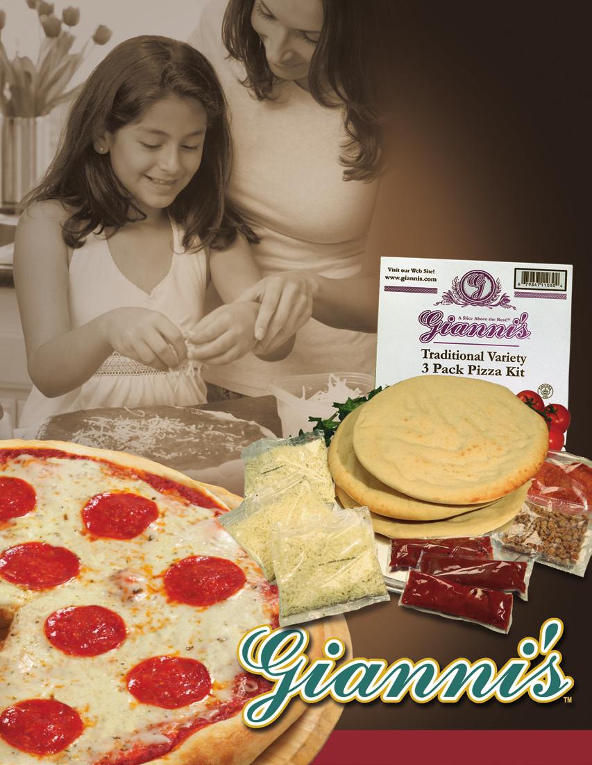 EASY & FUN FOR THE ENTIRE FAMILY! All kits now contain 3 pizzas! A Slice Above the Rest!» Made with the finest & freshest ingredients!