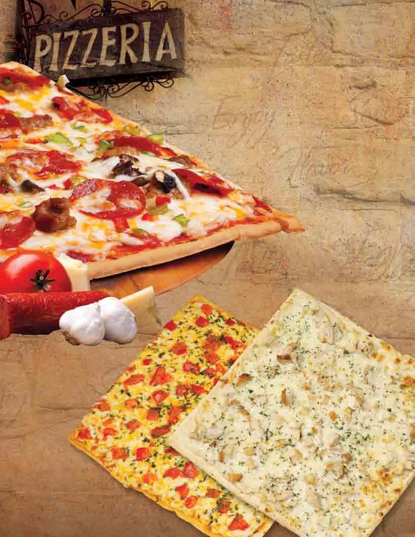 Brickhouse Premium Gourmet Pizzas! We don t cut corners on our pizzas. - Real cheese! - Loaded toppings! - Zesty Sauce! - Thin Crust! This is the tastiest frozen pizza you can buy! Simply Delicious!