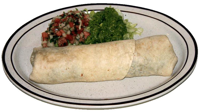 Cenas Especiales (Special Dinners) SHRIMP BURRITO FAJITA 13.50 A large Flour Tortilla stuffed with Shrimp, Bell Peppers, Tomatoes, Onions, covered with Cheese Dip, topped with Lettuce and Sour Cream.