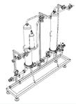 Alfa Laval offers these plug-and-play separation modules: Brew 20 Separator Top-fed axial-hermetic clarifier. 800 x,500 x,450 mm (3½ x 59 /6 x 57 /8 in.