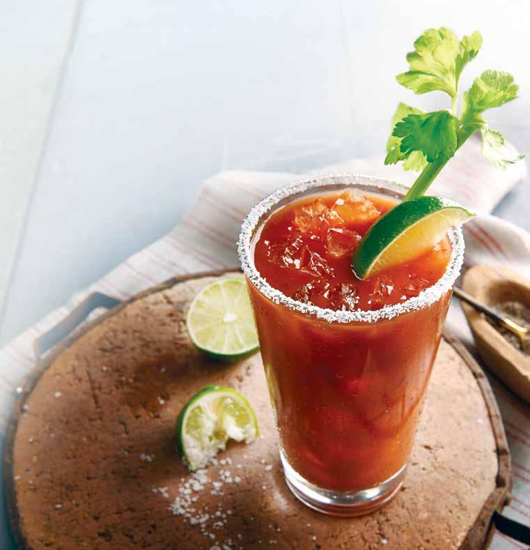 LEGENDARY BLOODY MARY Absolut Bloody Mary Absolut Peppar vodka gives this Bloody Mary a little extra zing 9.