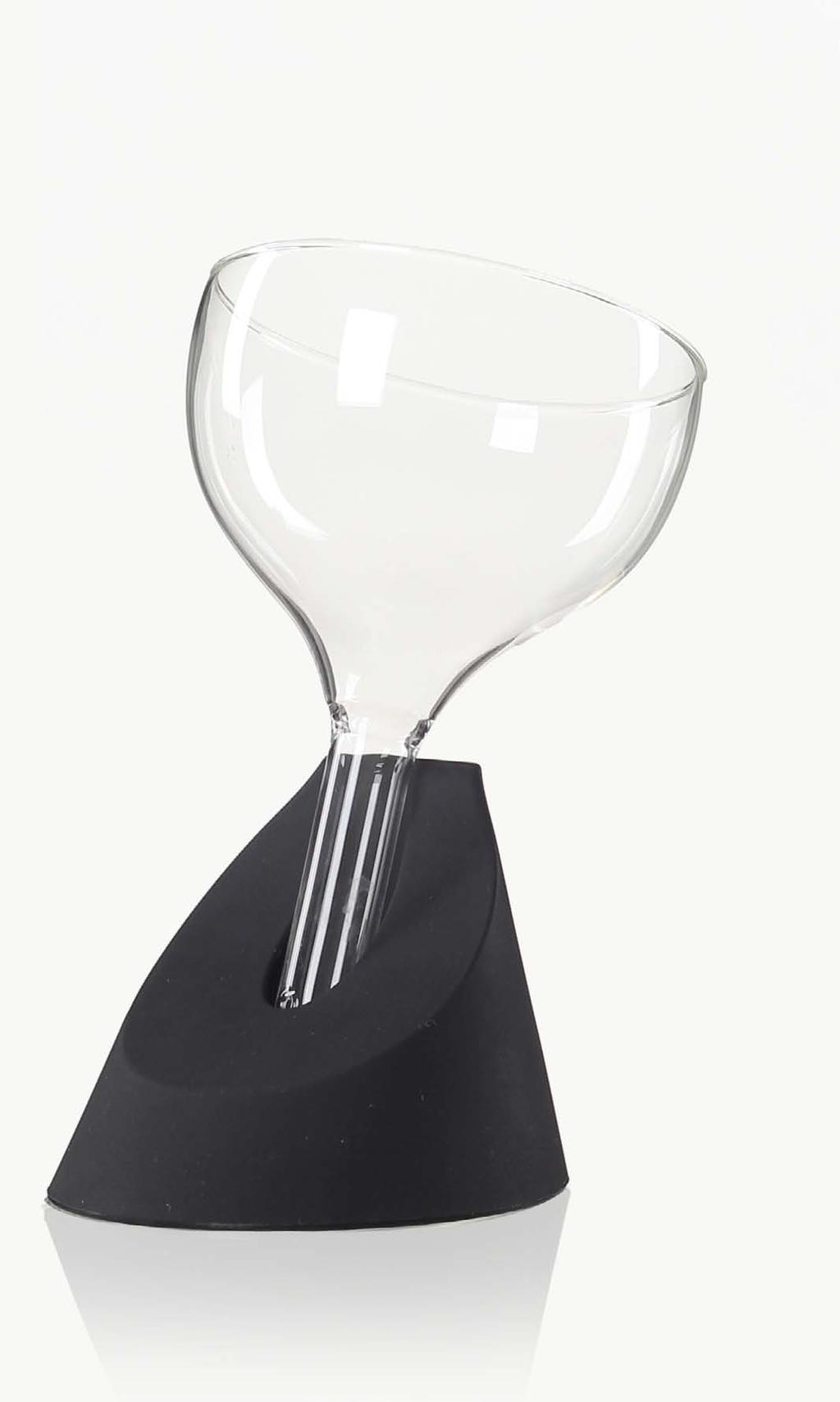 The decanter s unique funnel top helps aerate wine so it is ready to drink sooner, and pours