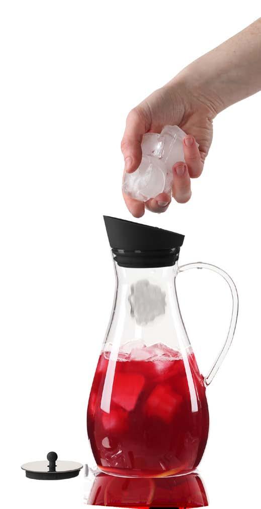micro-perforated infuser, the Infusion Carafe form