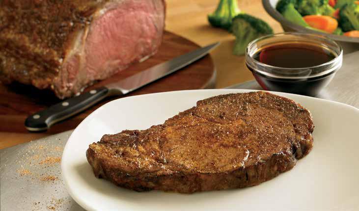Seasoned and Seared Prime Rib SIGNATURE STEAKS Add a cup of the Soup of the Day Or one of our Signature Side Salads P129 OUTBACK SPECIAL Our signature sirloin is seasoned