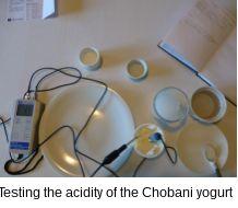 Materials and Methods For the experiment, the ph of five brands of yogurt (Chobani, Wallaby, Straus, White Mountain, and Siggi s) were tested.