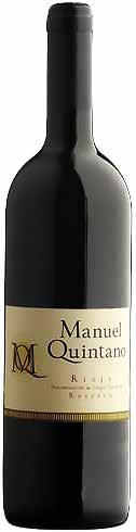 MANUEL QUINTANO D.O La Rioja L 0.75 ALCOHOL CONTENT 14 % VARIETY Tempranillo (70%) Garnacha (30%).