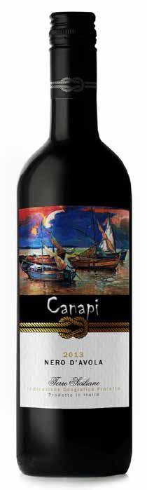 CANAPI IGP Terre Siciliane L 0.75 ALCOHOL CONTENT 13,5 % VARIETY 100% Nero d Avola.