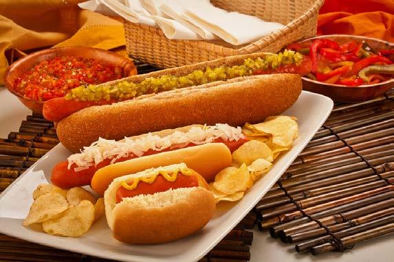 Hot Dogs All Beef Premium Hot Dogs Bowl Chopped Available in Various Sizes: Sliders to Foot