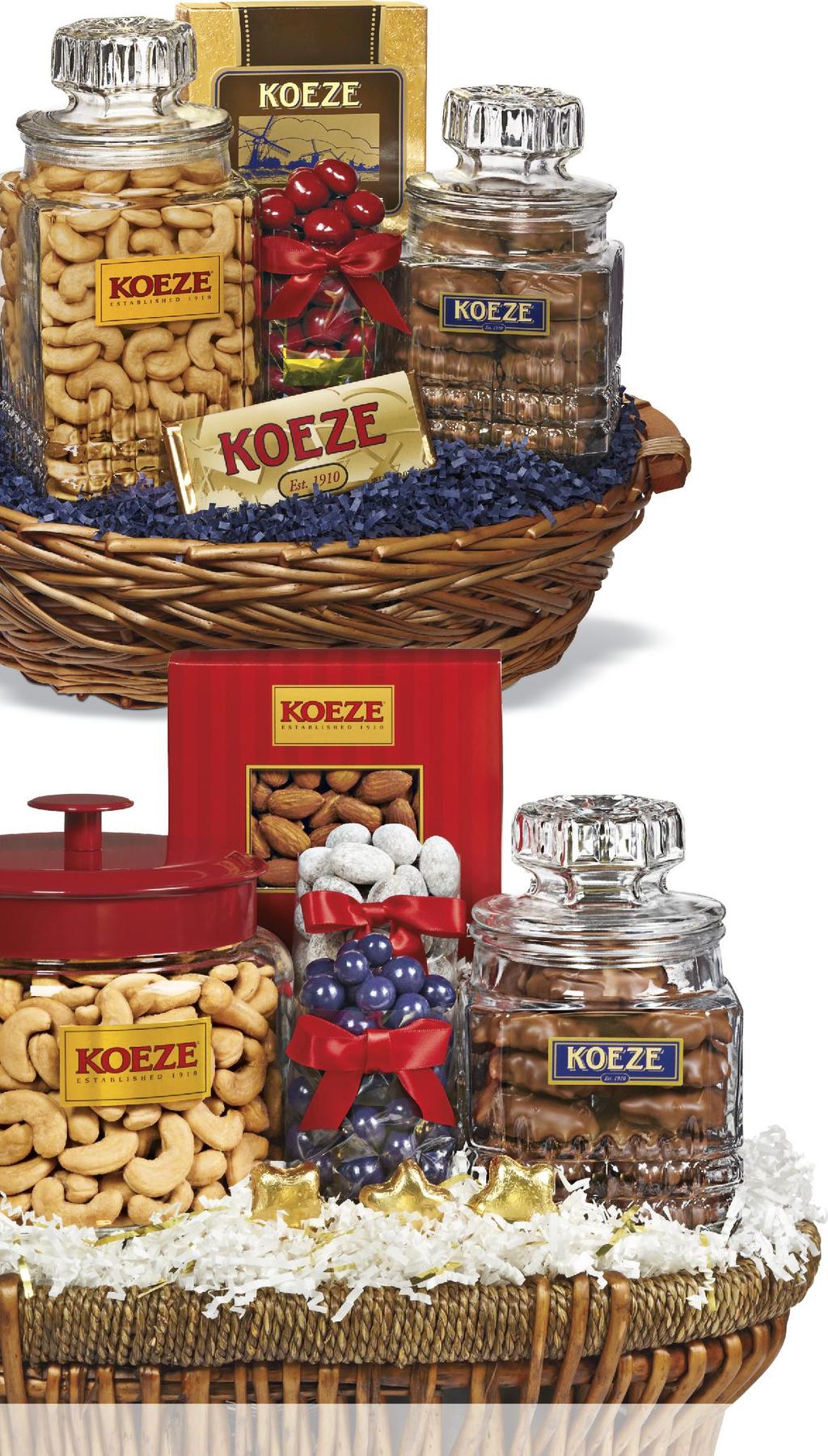 #32874 Only the Best Basket Was $133.95 Now $113.95 DELEN BASKET In Dutch, delen means share and this basket provides enough treats to share and share alike. Colossal Cashews 30 oz.