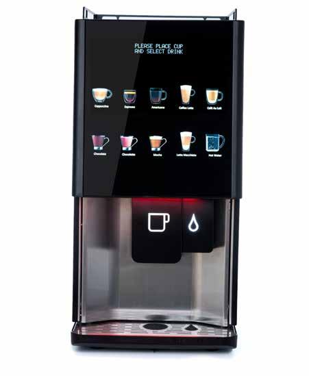 S3 INSTANT The Vitro S3 instant is a quick and compact soluble machine which features two coffees, chocolate and milk as standard with the ability to substitute sugar or other soluble products.
