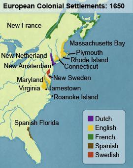 Characteristics of European Settlement in North America Settlers from the