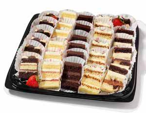 5 varieties of cake slices combining your choice of regular favourites and seasonal features.