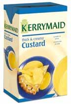 Desserts & Toppings CUSTARD 081421 Kerrymaid Ready to Serve Custard - Single 061870 Kerrymaid Ready to Serve Custard - Case 1ltr x 1 1.49 1ltr x 12 20.05 161953 Macphie Creme Anglaise 1ltr x 1 4.