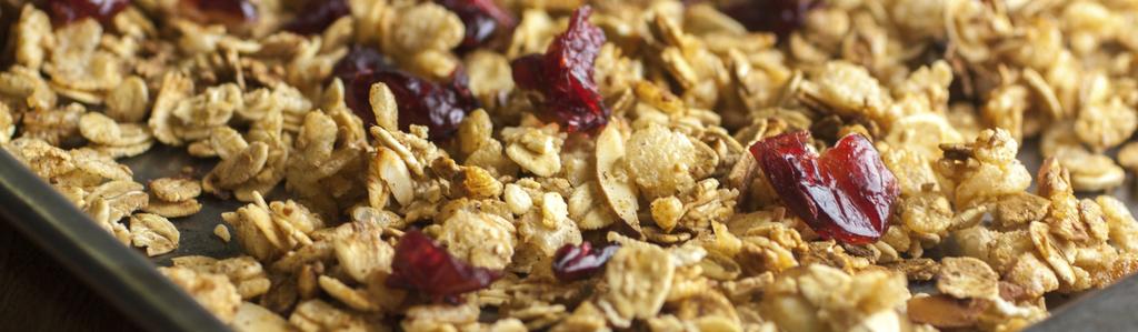 TLS BAKING RECIPES PROTEIN-POWERED GRANOLA WORKOUT WAFFLES ¹ ³ ¹ ³ 2 4 (Servings: 0) cup oats cup coconut (desiccated) cup pumpkin seeds cup walnuts or pistachios cup almonds, chopped cup dried