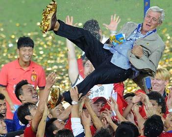A RESULT TO REMEMBER GUANGZHOU EVERGRANDE Last month saw Guangzhou Evergrande crowned champions of Asia, banishing two decades of misery for Middle Kingdom football fans by becoming the first Chinese