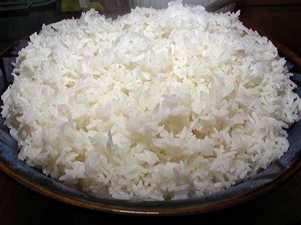 JASMINE RICE 1 cup jasmine rice 2 3 cups water 1 tablespoon of butter 1. Put the rice and water and butter in the pressure cooker. 2. Lock on the lid and press the Rice button. 3. Once done cooking, do a natural release for 10 minutes.