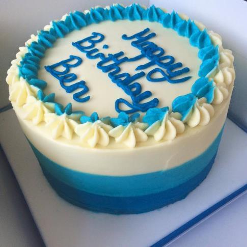 ombre cake Our eye catching Ombre Cake is decorated with vanilla