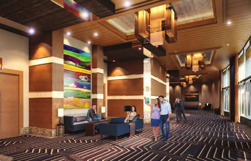 The extraordinary 22,400 square-foot Cowlitz Ballroom is divisible into six rooms to satisfy meeting needs on