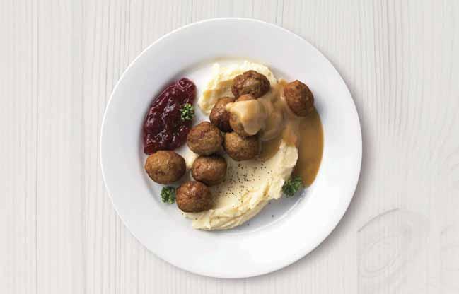 10 Swedish Meatballs 10 Pieces Main Ingredients Main Ingredients : Including meatballs (beef and pork), mashed