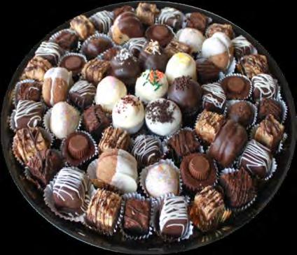 $75 Delicious Gourmet Dessert Trays $55 $35 Large Tray 82 Pieces