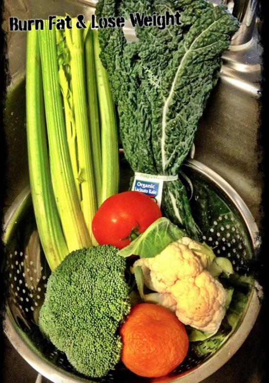 Signature Juice Recipes The Fat Burner Ready in 10 minutes Serves 1-2 people 330 calories Ingredients Bundle of Celery Bundle of Kale 1 spear of Broccoli ½ head of Cauliflower (small) 1 Orange 1