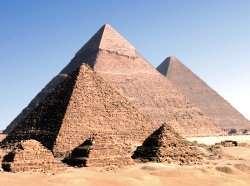 These are the pyramids of Egypt.