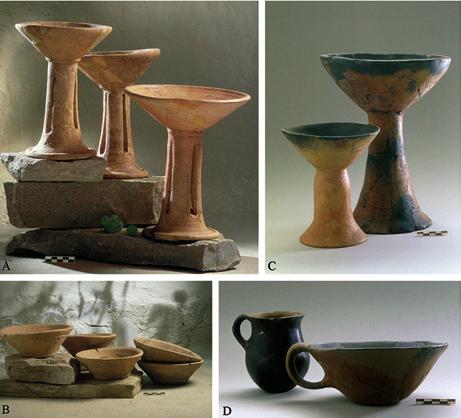 francesca balossi restelli Fig. 11 Examples of consumption vessels from Arslantepe VIA. On the let are those of local tradition, whilst on the right are the Transcaucasian ones.