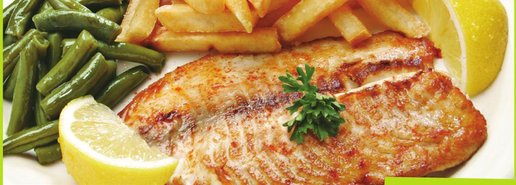 Grilled and served with potato or rice pilaf, vegetable and dill sauce. Fish and Chips 10.99 Choice cod fillets, hand battered and golden fried.