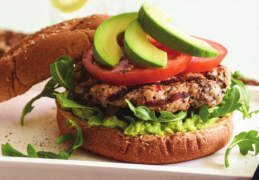 Turkey Mushroom Burger Serves 4 Time 30 Minutes Tbsp. extra virgin olive oil, divided sweet white or yellow onion, minced 4 (.5 diameter) portobello mushrooms, wiped clean and minced Tbsp.