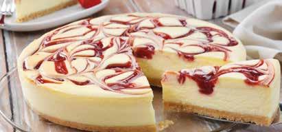 091284 New York Cheesecake Sidoli 12ptn x 1 1.32 15.79 A gluten free cheesecake with a crunchy gluten free digestive biscuit base topped with our best selling luxury baked vanilla cheesecake.
