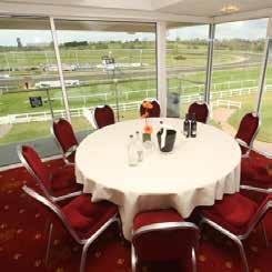 Hospitality admission ticket Dedicated host Finger buffet or three course menu Private bar Commemorative raceday programme Convenient tote betting facilities Televised action of the races Priority