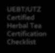 The figure below shows the procedure for producers and SCAs aiming for certification against the UEBT/UTZ Certified Herbal Tea Certification Protocol.