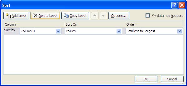 Chương 2: Xử lý dữ liệu trong bảng tính Tùy chỉnh sắp xếp Để sắp xếp nhiều hơn một cột: Kích nút Sort & Filter trên tab Home Chọn cột mà bạn muốn sắp xếp đầu tiên Kích