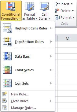 Chương 3: Định dạng bảng tính 9. Tự động định dạng có điều kiện. Với Excel 2010 định dạng có điều kiện sẽ giúp bạn chỉ ra các mẫu trong dữ liệu và sử dụng rất đơn giản.