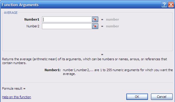 Chương 5: Hàm (Function) - Chọn tên hàm cần thực hiện trong khung Select a function xuất hiện hộp thoại để chọn các đối số cho hàm. - Điền đối số của hàm trên các khung.