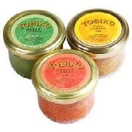 CANNED & PROCESSED SEAFOOD PRODUCT RANGE FLYINGFISH ROE TOBIKO GREEN 100g FLYINGFISH