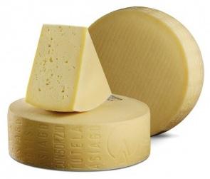 P (protected designation of origin) cheese produced in northeastern Italy, within the