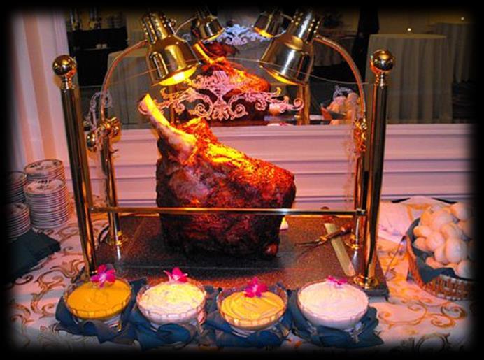 Action Stations Carving Stations All Beef carving stations served with Herb Mayonnaise, Horseradish Crème, Selection of Irish Mustards & Silver Dollar Rolls Roast Beef Tenderloin Sirloin Top Round of