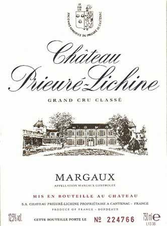 Château Prieure-Lichine - $73.83 plus tax ($84.