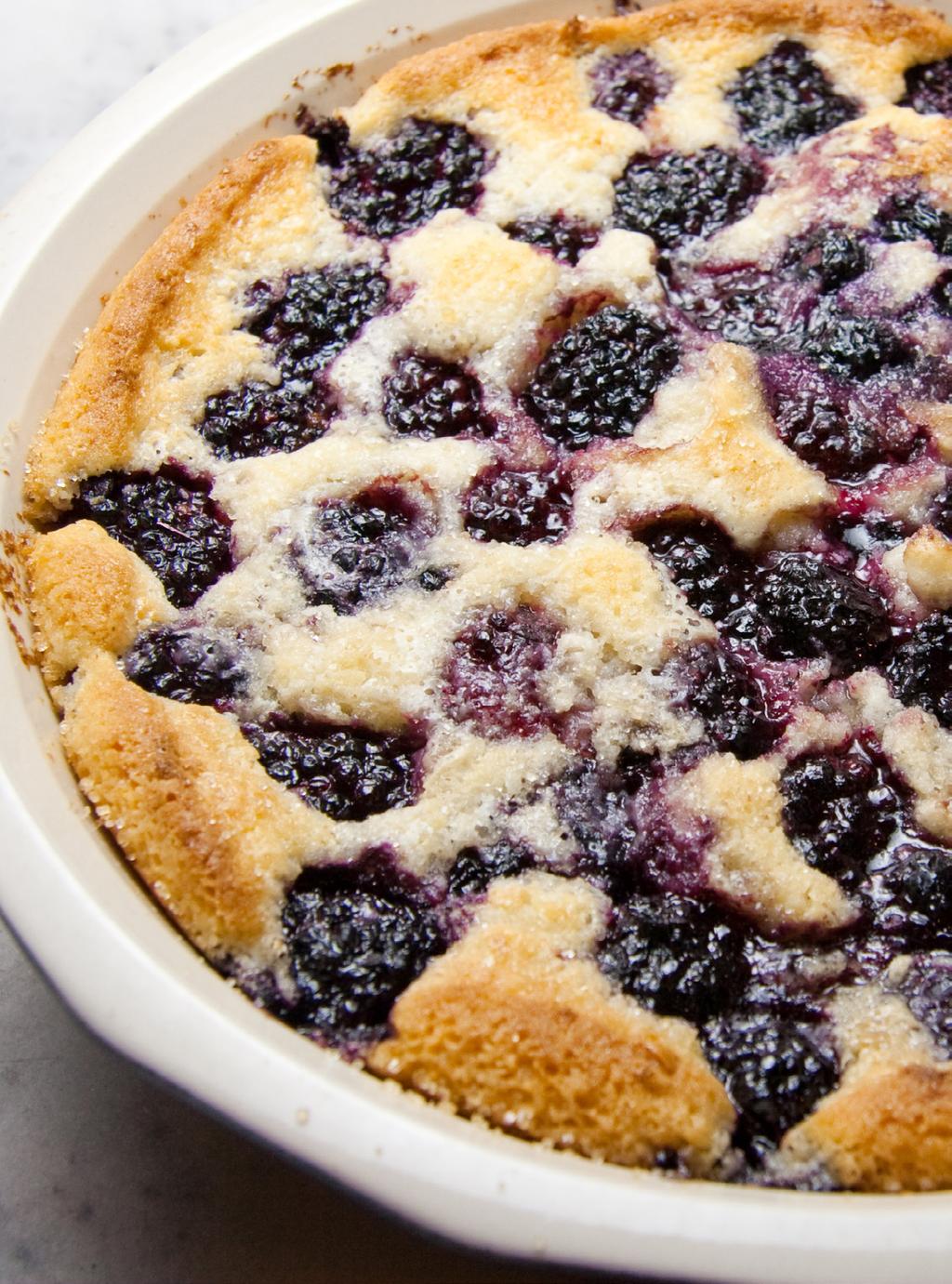 EAT MORE, BURN MORE BLACKBERRY COBBLER Active time: 20 minutes Cook time: 25 minutes Yield: 8